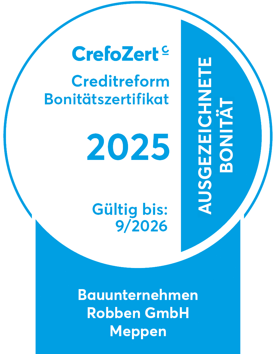 Siegel zum Zertifikat der Auszeichnung Crefozert 2025
