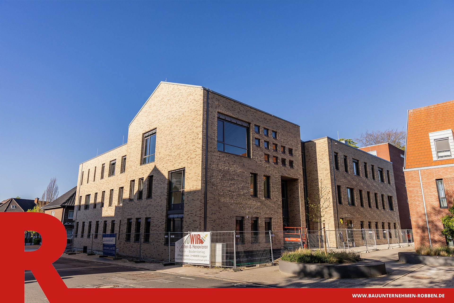 Gebäudekomplex in Meppen 2 Großer Gebäudekomplex mit Tiefgarage in Meppen.