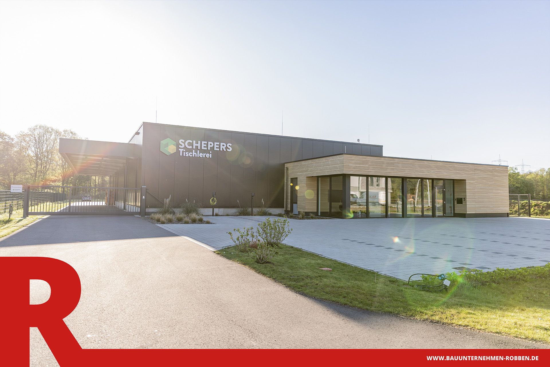 Tischlerei 3 Firmengebäude einer Tischlerei in Meppen.