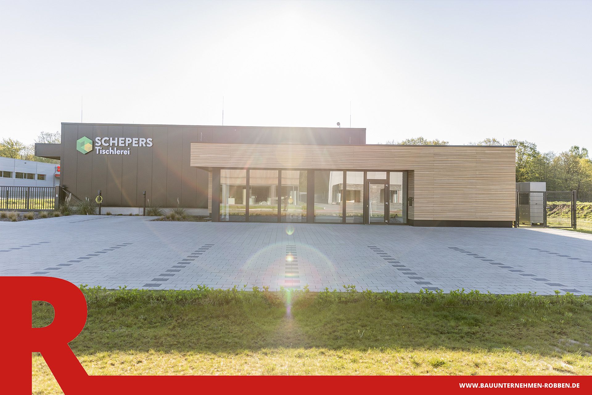 Firmengebäude einer Tischlerei in Meppen.
