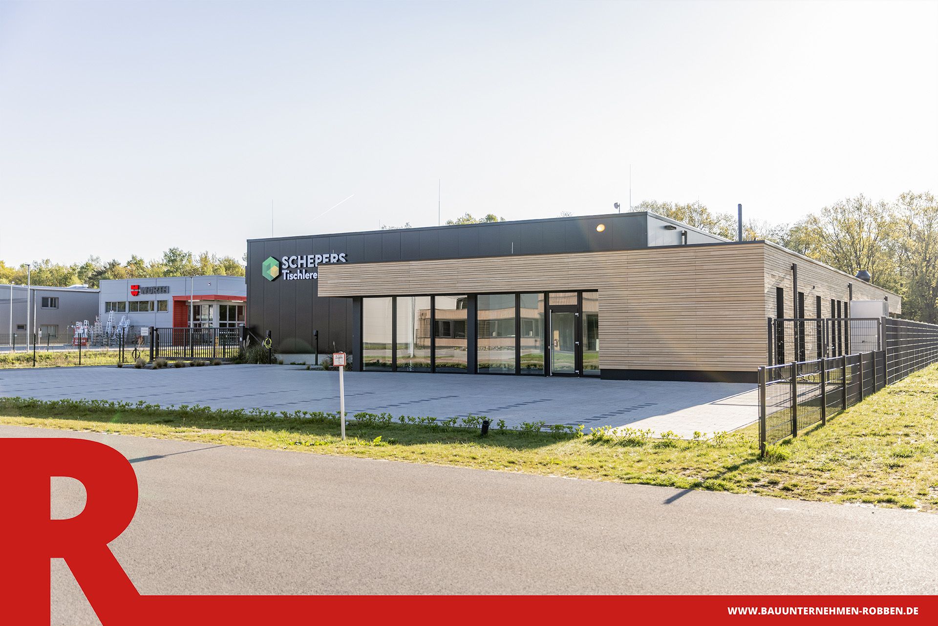 Tischlerei 5 Firmengebäude einer Tischlerei in Meppen.