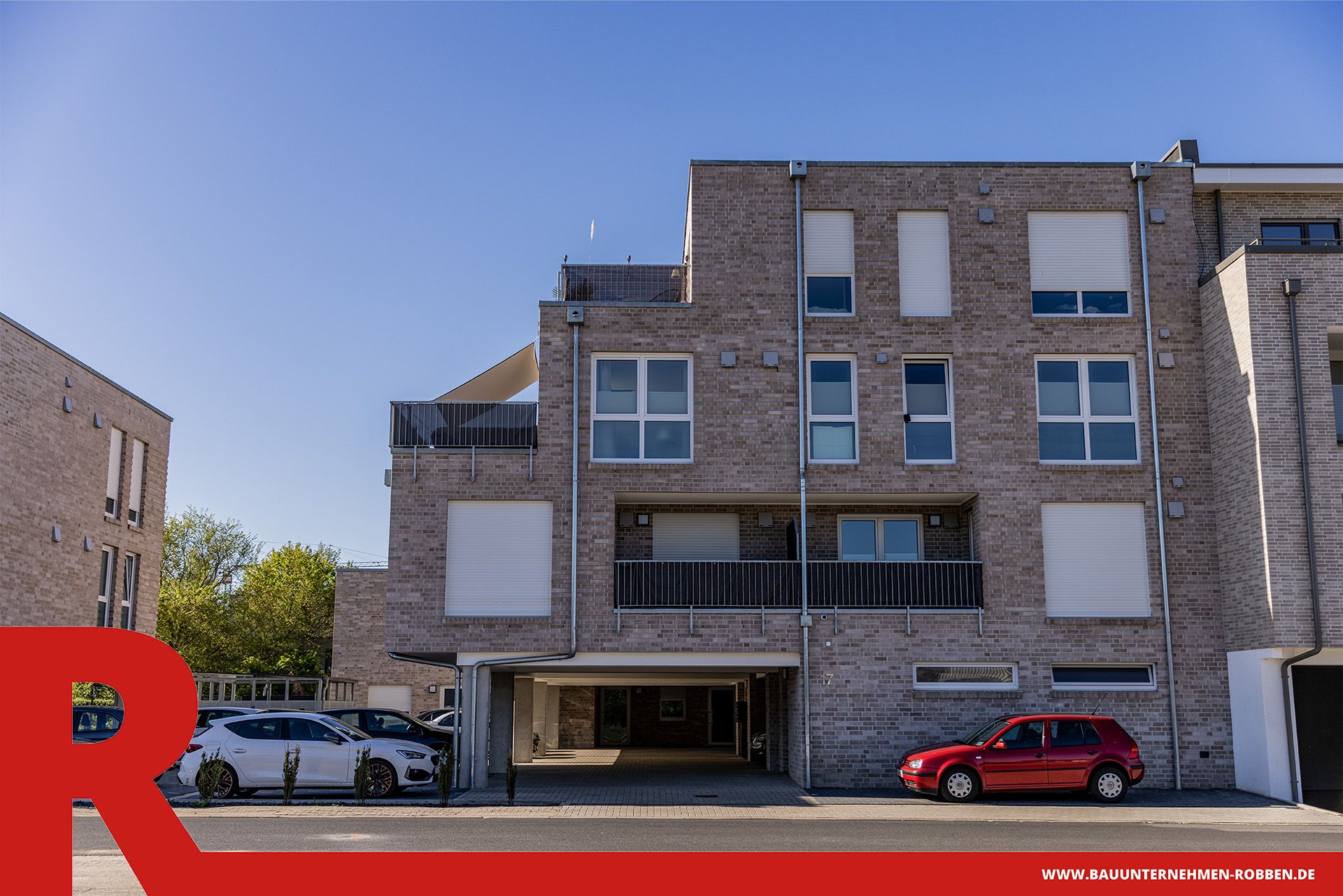 Wohnkomplex in Meppen 1 Großer Wohnkomplex aus mehreren Gebäuden in Meppen.