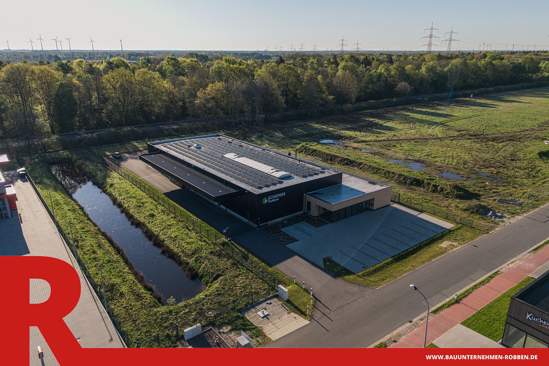Tischlerei 1 Firmengebäude einer Tischlerei in Meppen.