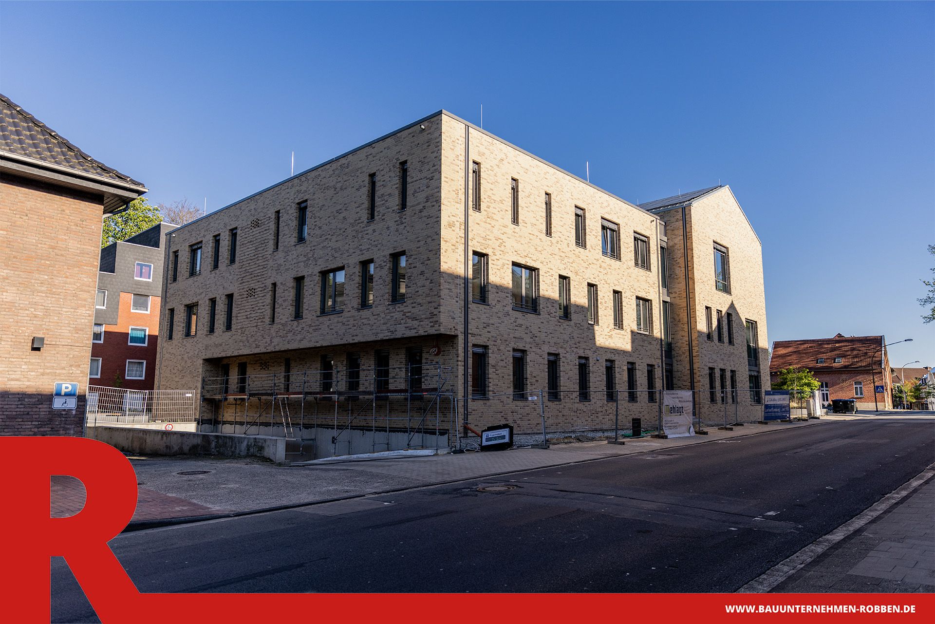 Gebäudekomplex in Meppen 1 Großer Gebäudekomplex mit Tiefgarage in Meppen.
