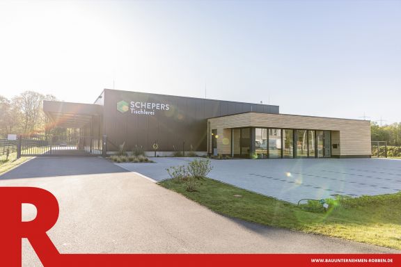 Tischlerei 3 Firmengebäude einer Tischlerei in Meppen.