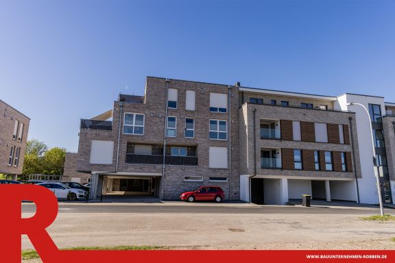 Gro&szlig;er Wohnkomplex aus mehreren Geb&auml;uden in Meppen.